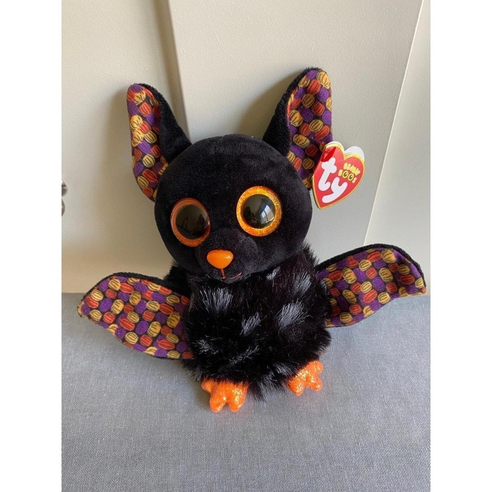 Ty Beanie Boos Radar Bat Halloween Oct 25 Plush Stuffed Animal 8" Halloween s20